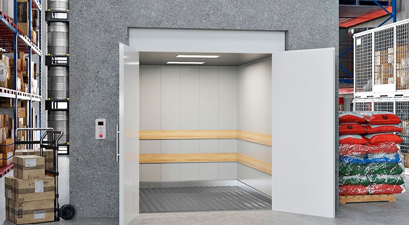 Goods Elevator View 2